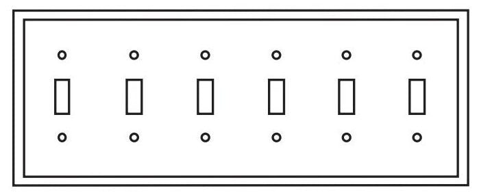 Arrow Hart PJ6W Wallplate