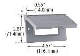 Arrow Hart S1966-SP Weatherproof Receptacle Cover