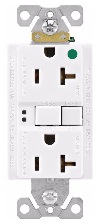 Arrow Hart SGFH20W GFCI Duplex Receptacle