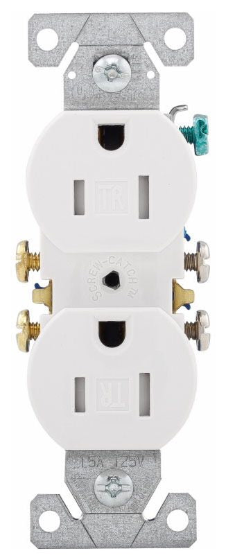 Arrow Hart TR270W Straight Blade Duplex Receptacle