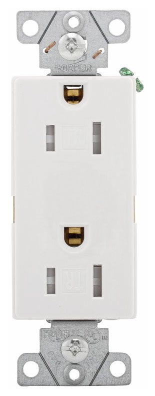 Arrow Hart TR6252W-BOX Straight Blade Receptacle