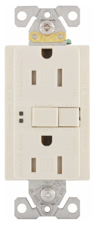 Arrow Hart TRSGF15LA GFCI Duplex Receptacle