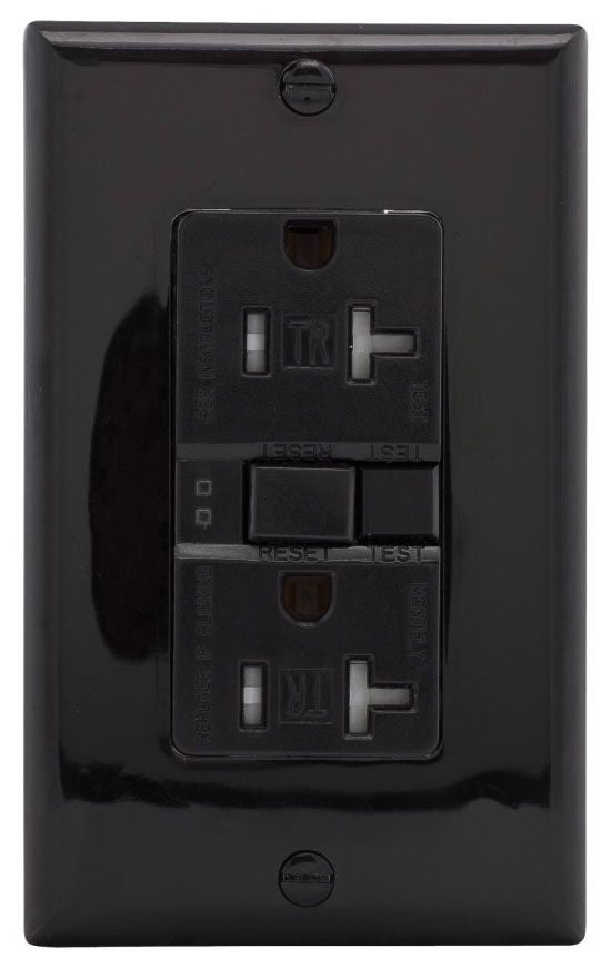 Arrow Hart TRSGF20BK GFCI Duplex Receptacle