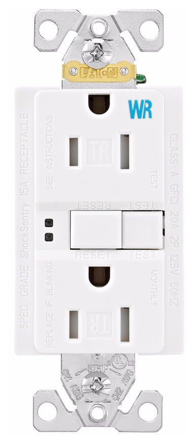 Arrow Hart TWRSGF15W GFCI Duplex Receptacle