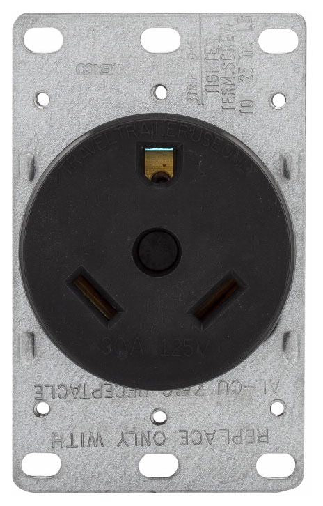 Arrow Hart 1263-BOX Straight Blade Power Receptacle