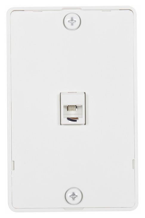 Arrow Hart 3521-4W Wallplate and Telephone Jack