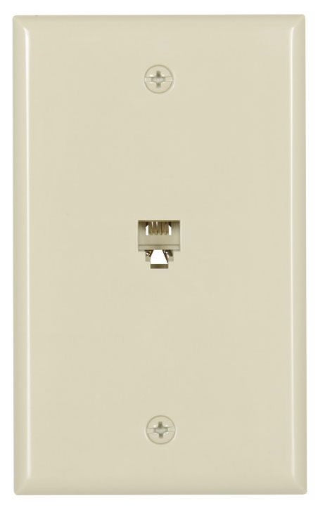 Arrow Hart 3532-4W Wallplate and Telephone Jack