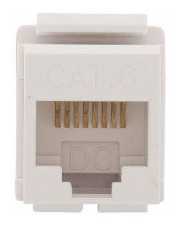 Arrow Hart 5546-6W Wallplate Modular Data Jack