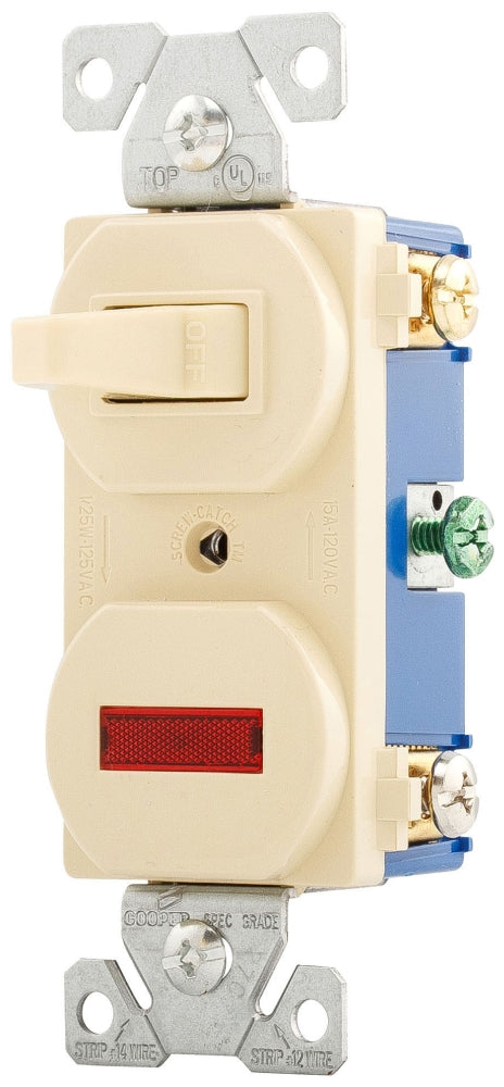 Eaton Wiring Devices 277V-BOX Combination Switch