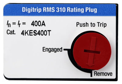 Eaton 4KES400T Molded Case Circuit Breaker Rating Plug