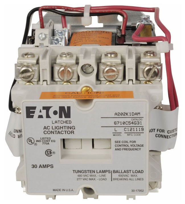 Eaton A202K1BAM Enclosed Lighting Contactor