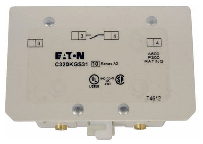 Eaton C320KGS31 Contactor Auxiliary Contact