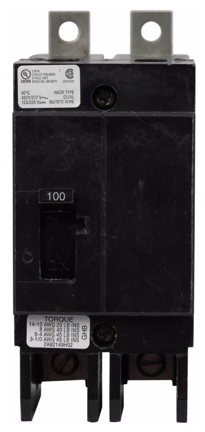 Eaton GHB2015 Non-Interchangeable Trip Circuit Breaker