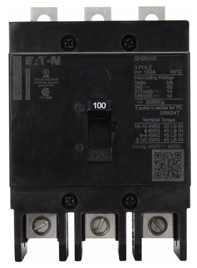 Eaton GHB3060 Non-Interchangeable Trip Circuit Breaker