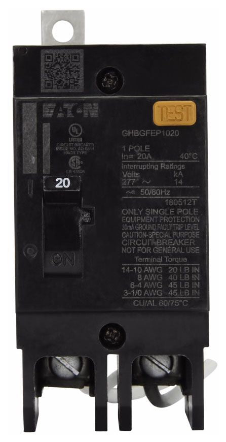 Eaton GHBGFEP1020 Ground Fault Circuit Breaker