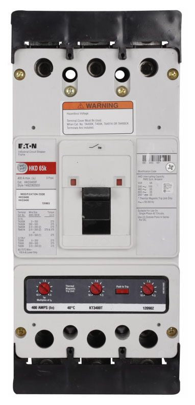 Eaton HKD3150 Interchangeable Trip Circuit Breaker