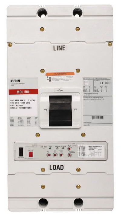 Eaton MDL3400 Interchangeable Trip Circuit Breaker