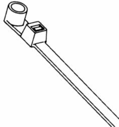 Burndy CT50175MH10C Mounting Hole Cable Tie
