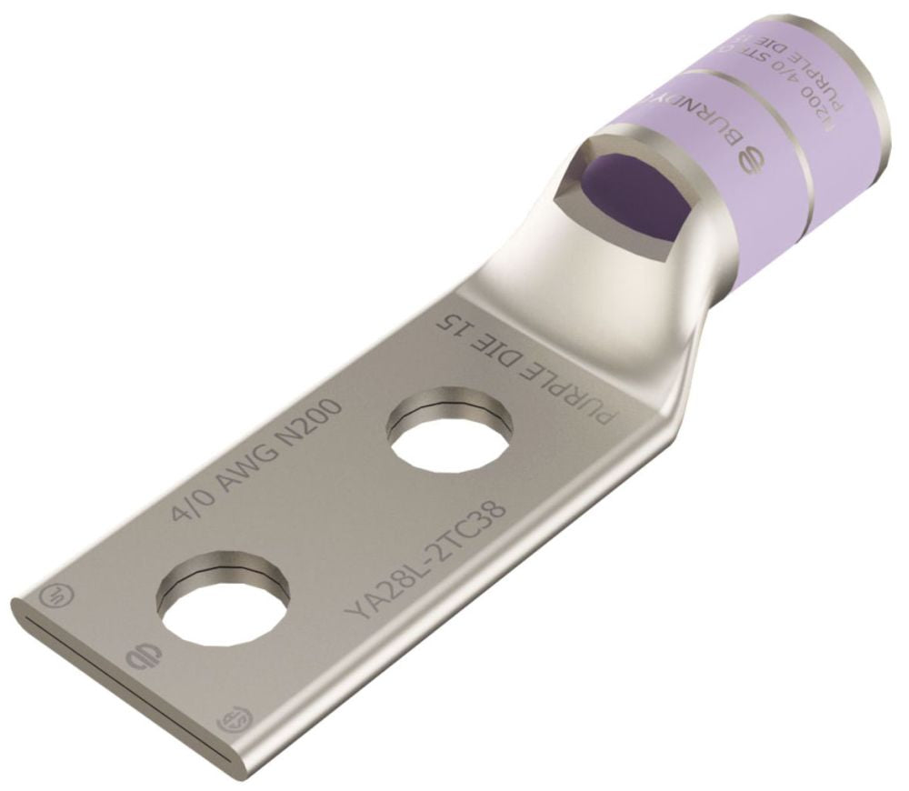 Burndy YA28L2TC38 Compression Cable Lug