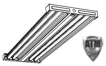 Columbia Lighting LHV4-454-M4RST-4EPU Fluorescent High Bay Light Fixture