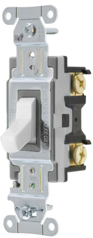 Hubbell Wiring Device-Kellems CS120W Toggle Switch
