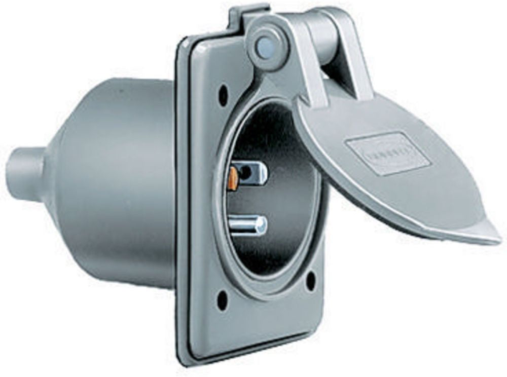 Hubbell Wiring Device-Kellems HBL61CM64 Straight Blade Flanged Inlet