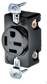 Hubbell Wiring Device-Kellems HBL8420 Straight Blade Receptacle