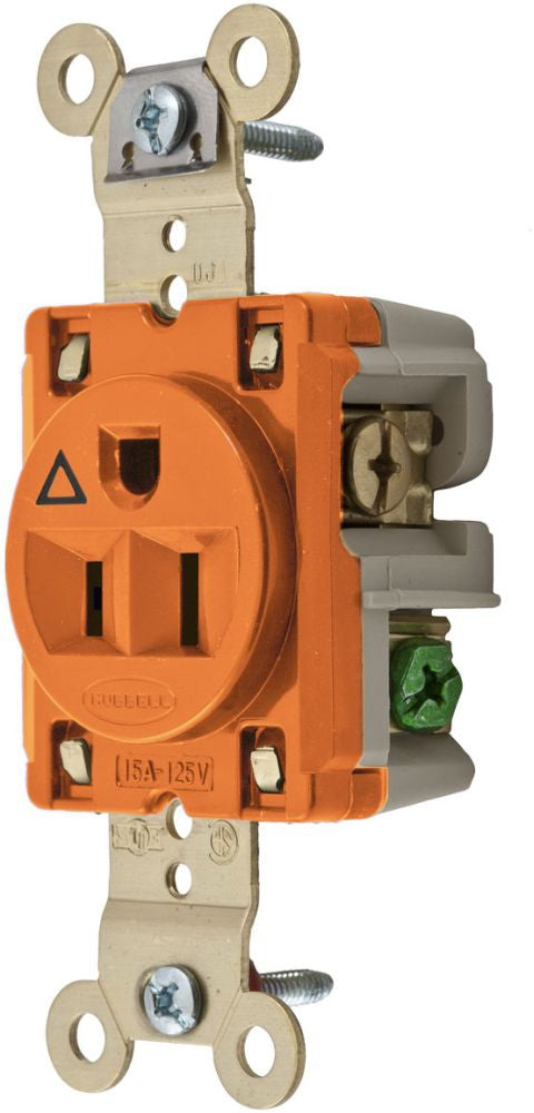 Hubbell Wiring Device-Kellems IG5261 Straight Blade Receptacle