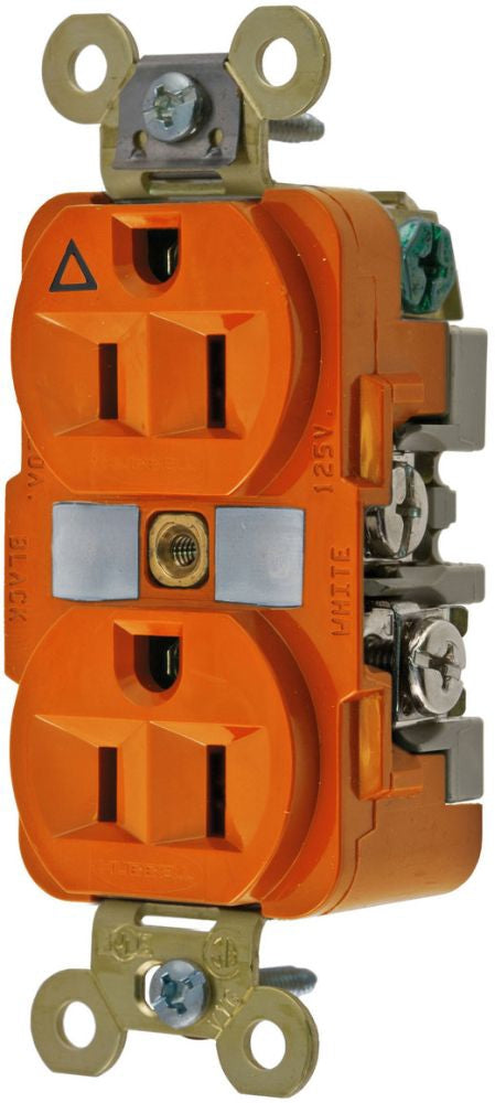 Hubbell Wiring Device-Kellems IG5262 Straight Blade Receptacle