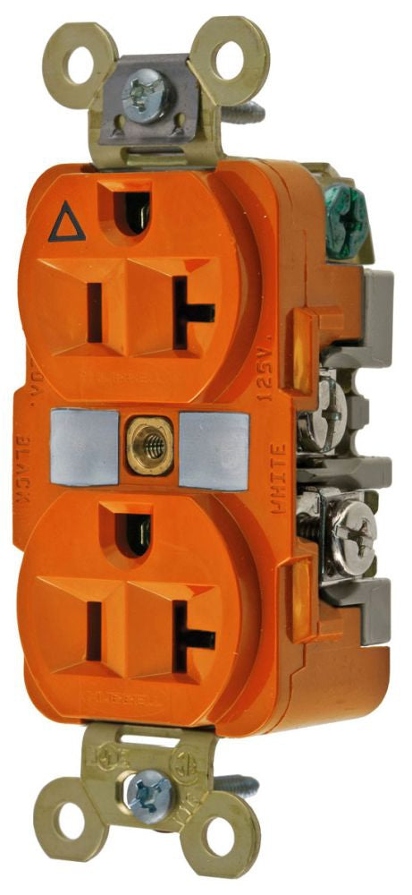 Hubbell Wiring Device-Kellems IG5362 Straight Blade Receptacle