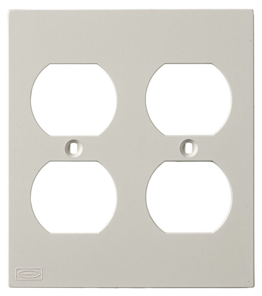 Hubbell Wiring Device-Kellems KP82 Raceway Outlet Plate