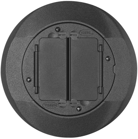 Hubbell Wiring Device-Kellems S1CFCBL Floor Box Carpet Flange and Cover