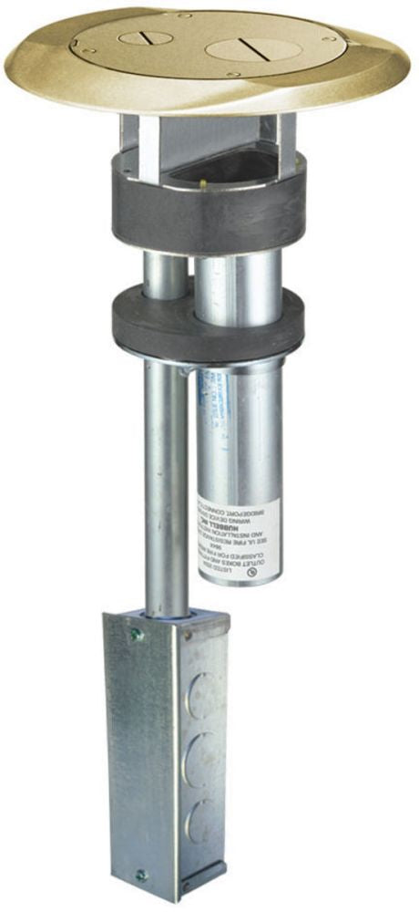 Hubbell Wiring Device-Kellems S1PTFFBRSJ Fire Rated Poke Through Unit