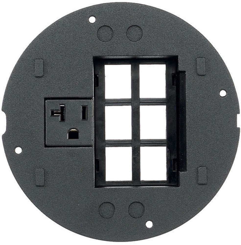 Hubbell Wiring Device-Kellems S1SPMAX Fire Rated Poke Through Sub Plate