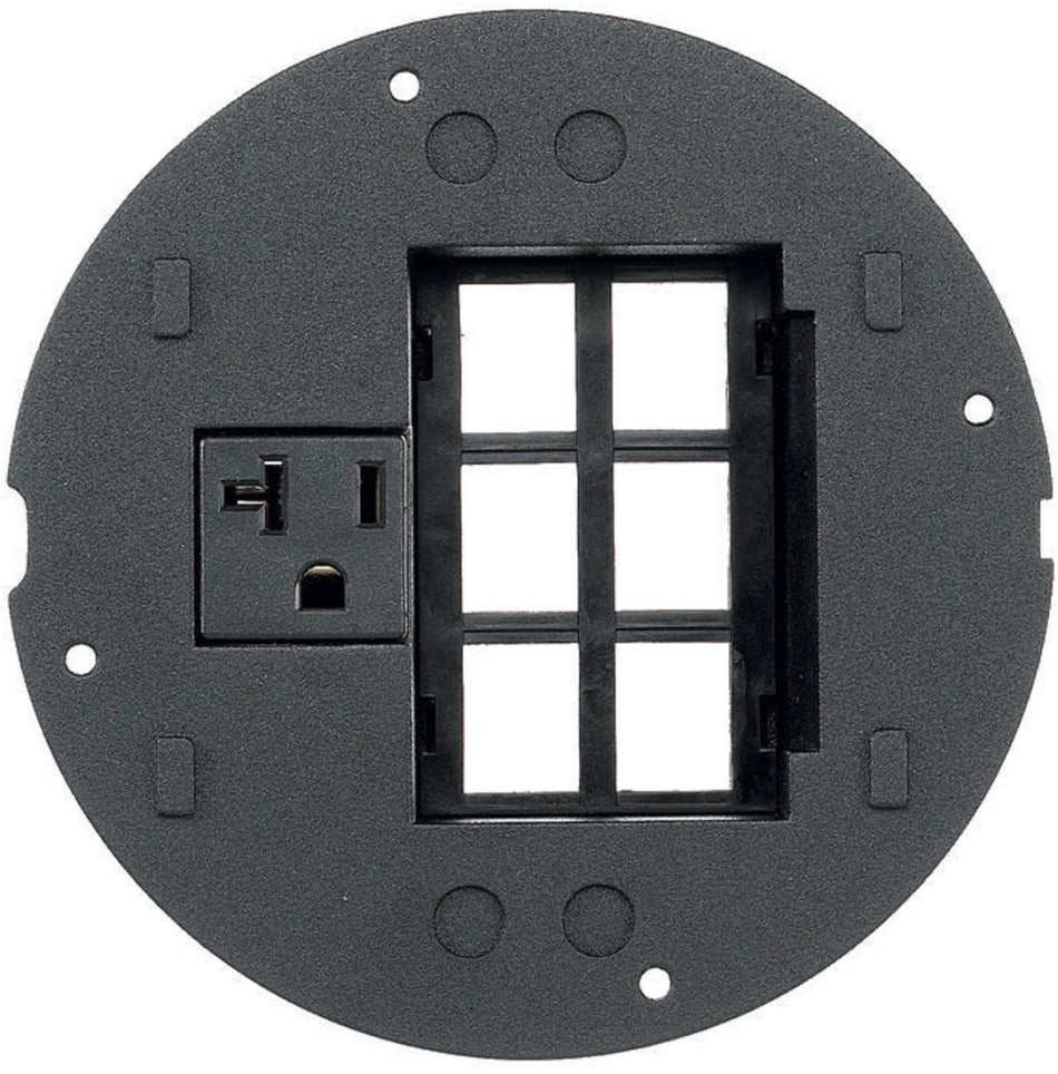 Hubbell Wiring Device-Kellems S1SPMAX Fire Rated Poke Through Sub Plate