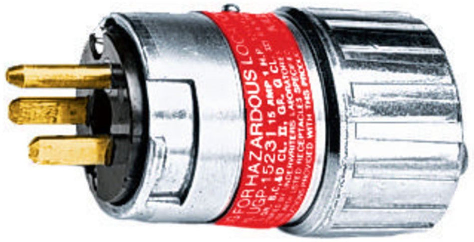 Hubbell Wiring Device-Kellems UGP15231 Explosionproof Straight Blade Plug