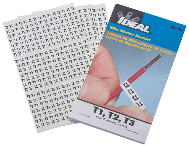 IDEAL Electrical 44-107 Wire Marker Booklet