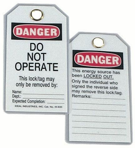 IDEAL Electrical 44-830 Lockout Tag