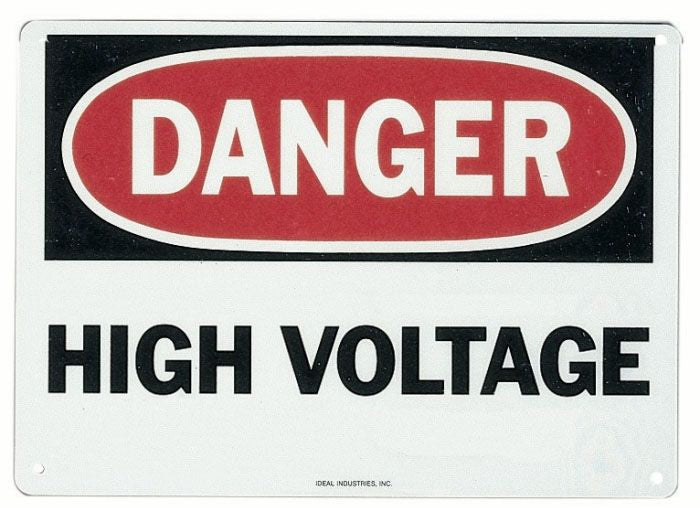 IDEAL Electrical 44-863 Safety Sign