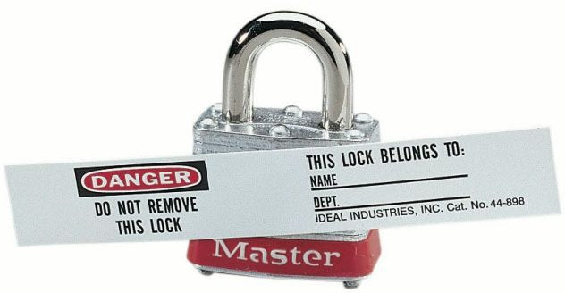 IDEAL Electrical 44-898 Lock Label