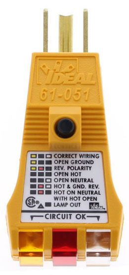 IDEAL Electrical 61-051 Circuit Tester