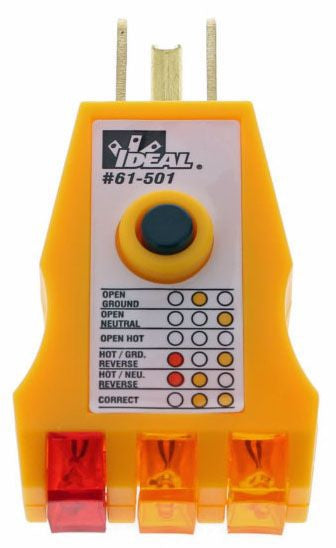 IDEAL Electrical 61-501 GFCI Receptacle Tester