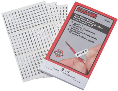 IDEAL Electrical 775101 Wire Marker Booklet