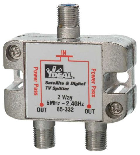 IDEAL Electrical 85-332 Coaxial Cable Splitter