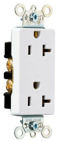 Pass & Seymour 26352W Straight Blade Receptacle