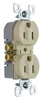Pass & Seymour 3232TRI Straight Blade Receptacle
