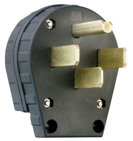 Pass & Seymour 3867 Straight Blade Dual Power Attachment Plug