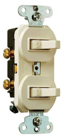 Pass & Seymour 690WG Double Combination Switch