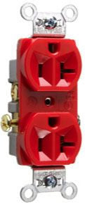 Pass & Seymour CR20RED Duplex Receptacle