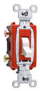 Pass & Seymour CS20AC3W Toggle Switch